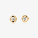 Chaton earrings