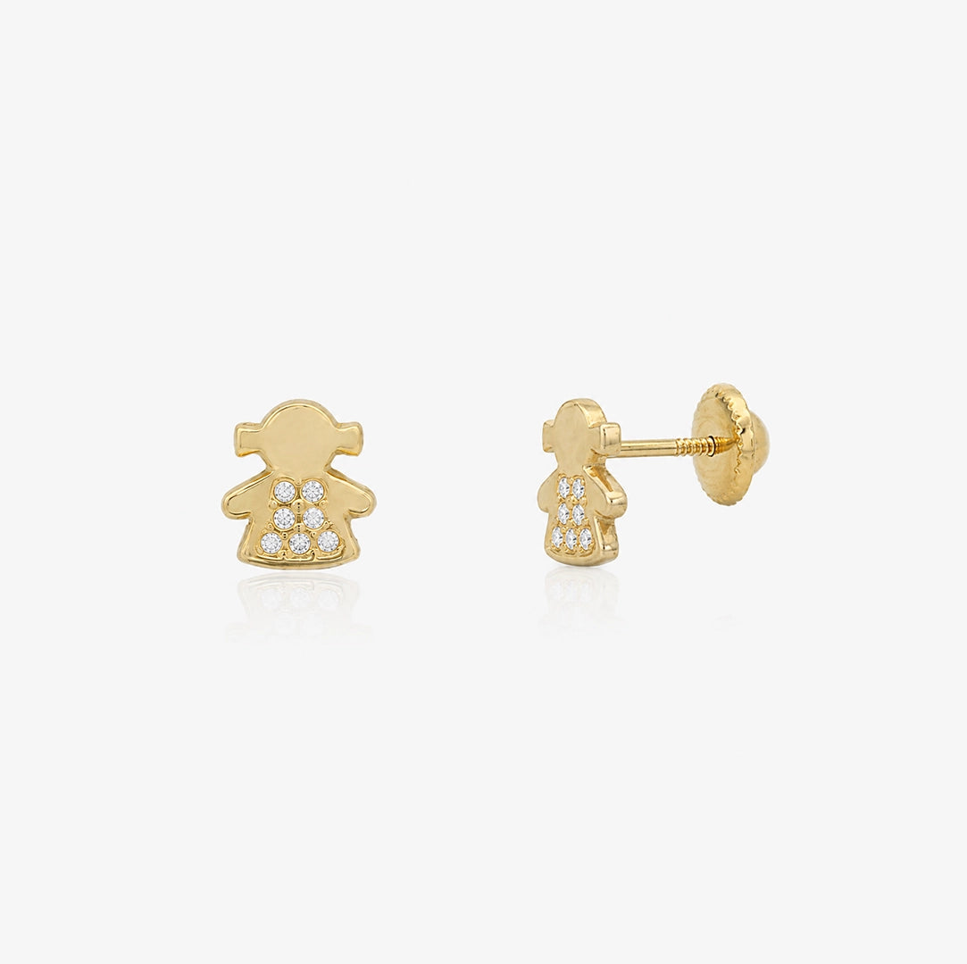 Earrings Stones Girl