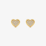 Pendientes Piedras Corazon