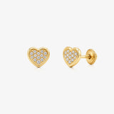 Pendientes Piedras Corazon