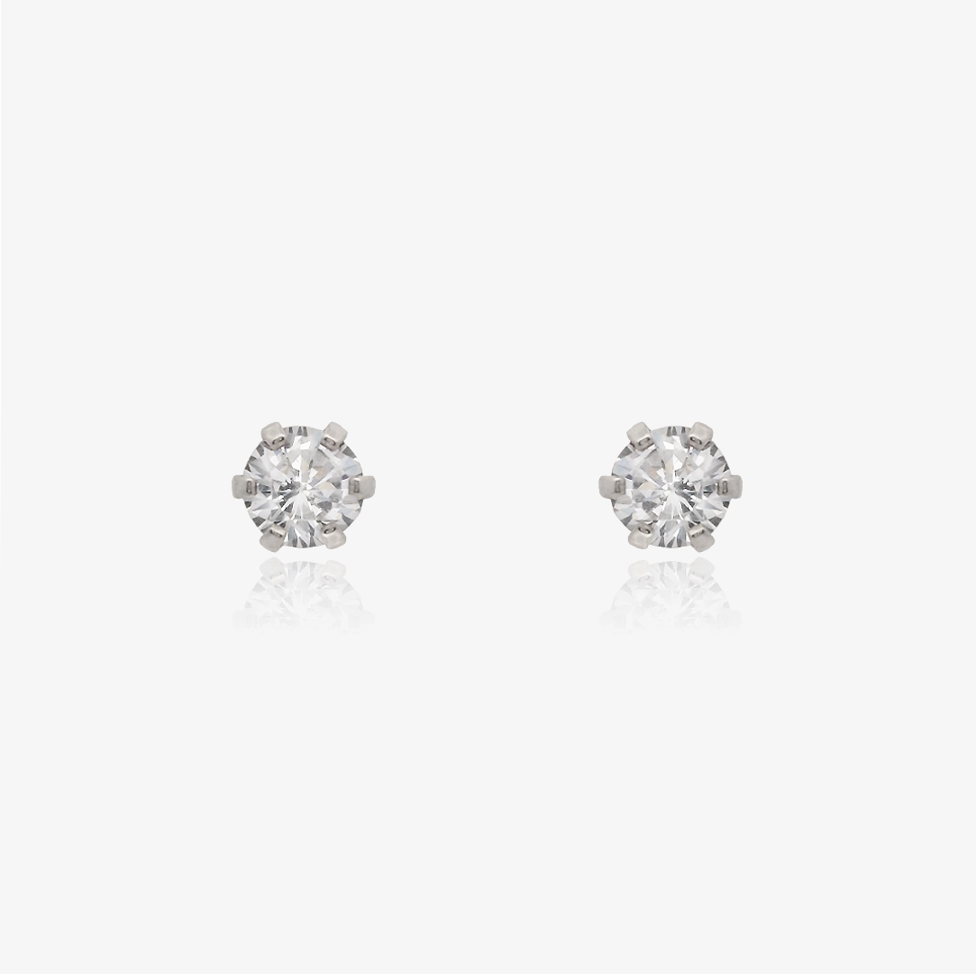 Basket Setting Claw Earrings
