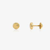 Mini Round Earrings