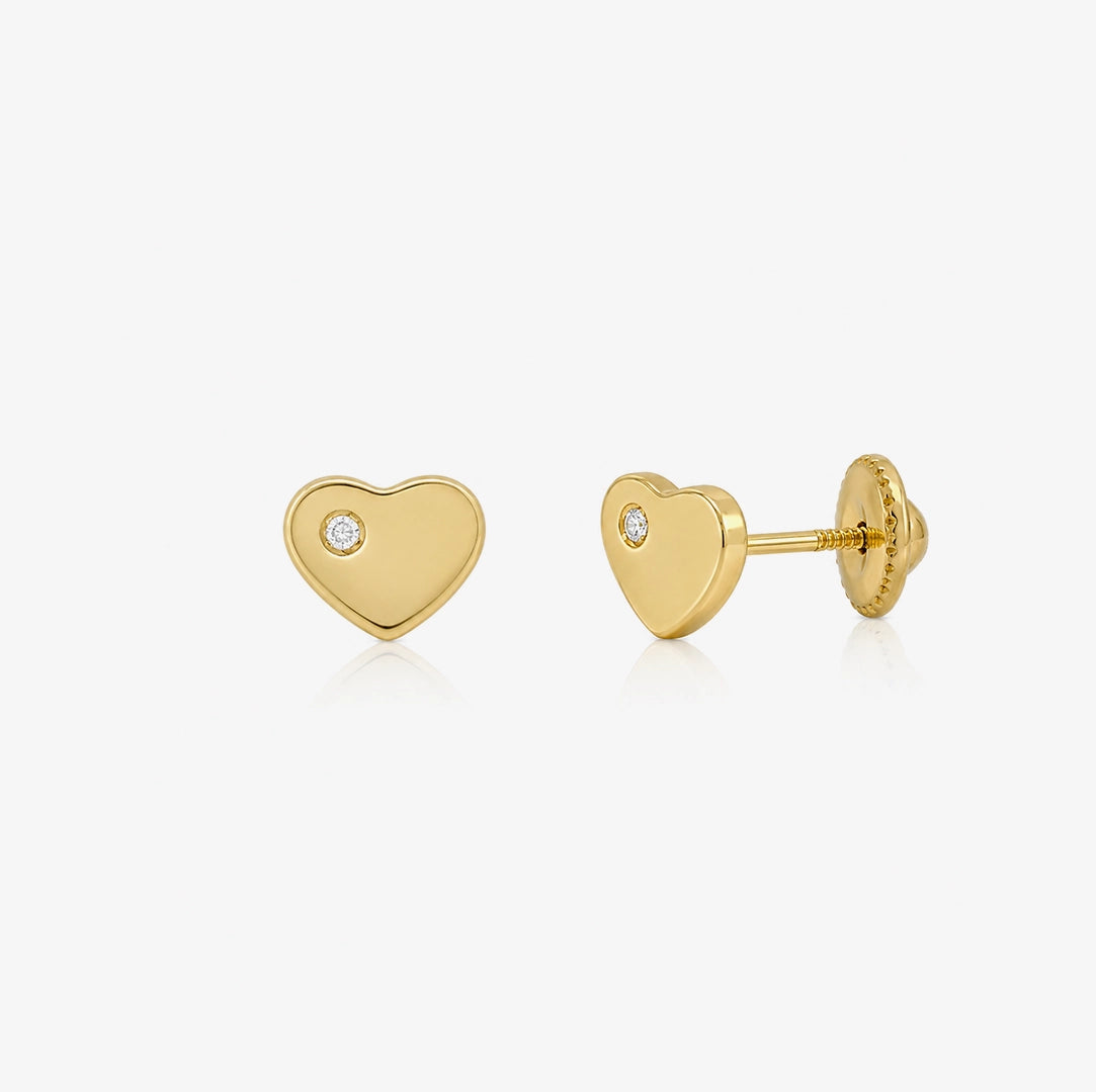 Mini Heart Earrings