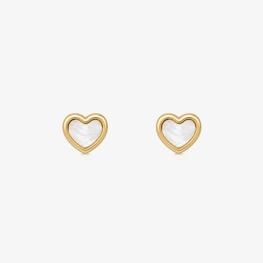 Pendientes Corazón Nacar