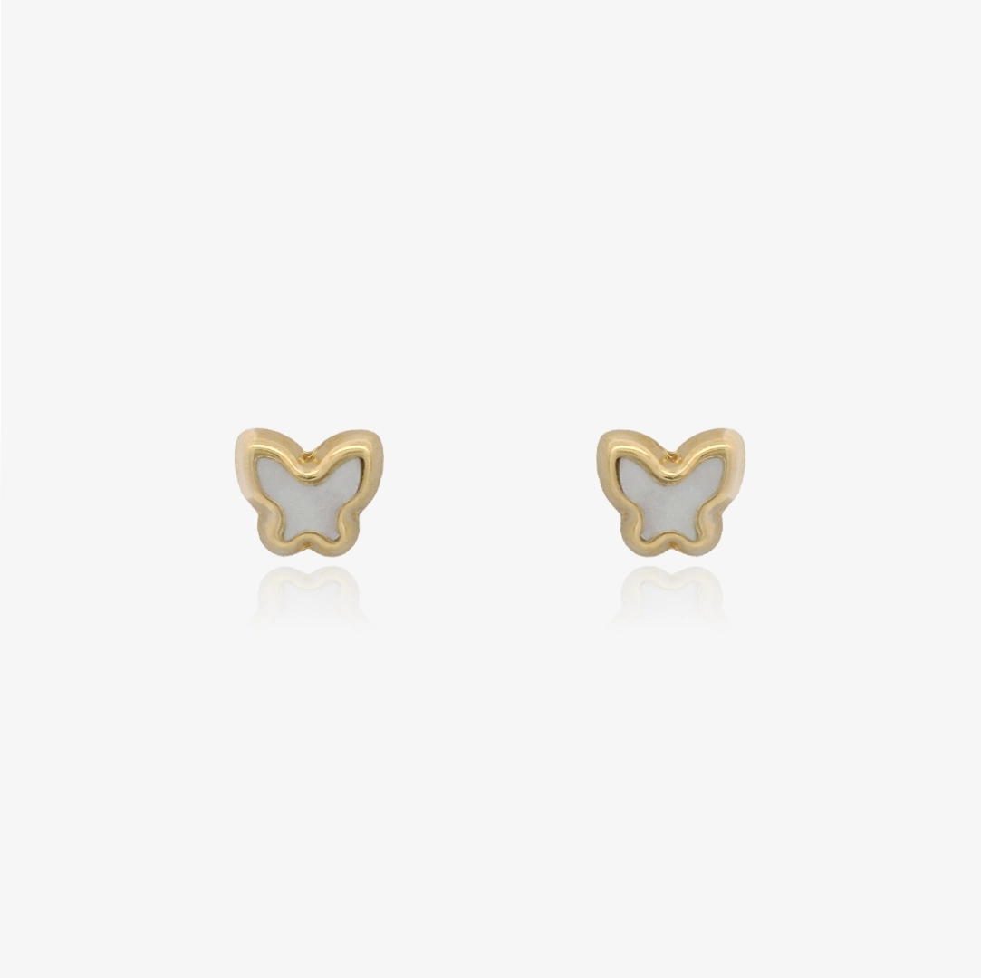 Mother-of-pearl Butterfly Earrings