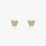 Pendientes Mariposa Nacar