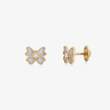 Pendientes Esmalte Mariposa