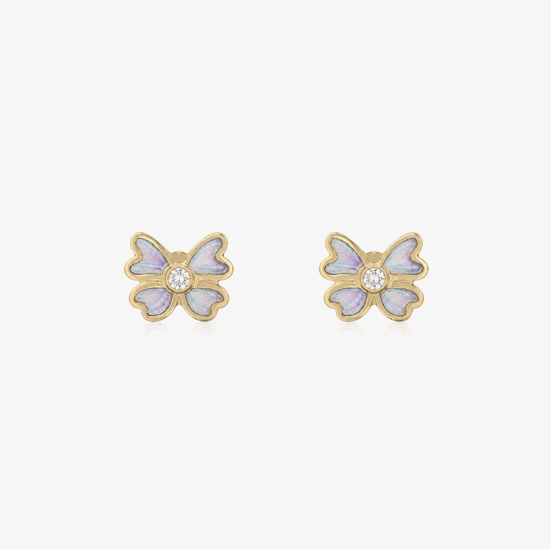 Pendientes Esmalte Mariposa