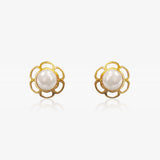 Pearl Flower Earrings