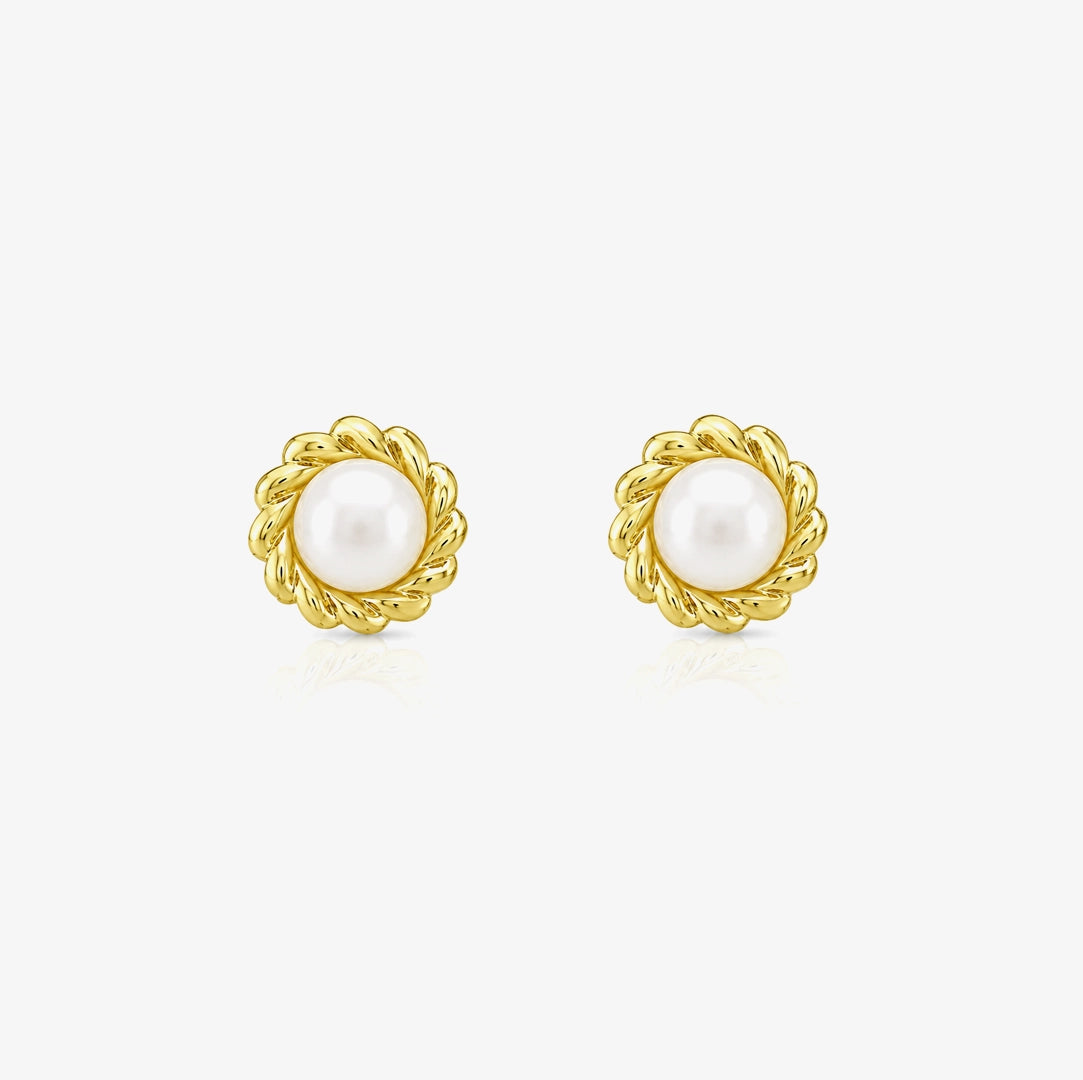 Pendientes orla Perla