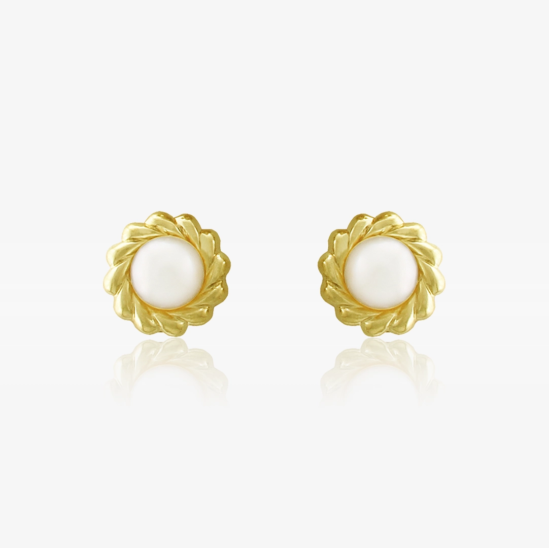 Pendientes orla Perla