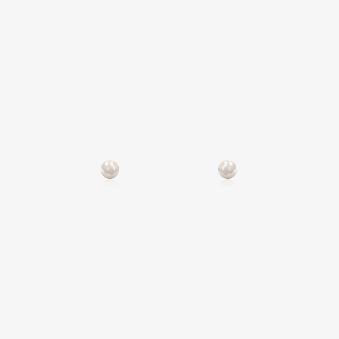 Cultured Pearl Stud Earrings