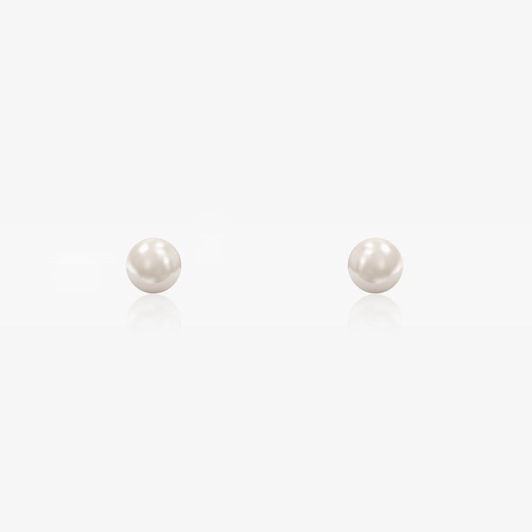 Cultured Pearl Stud Earrings