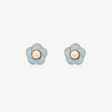 Pearl flower earrings