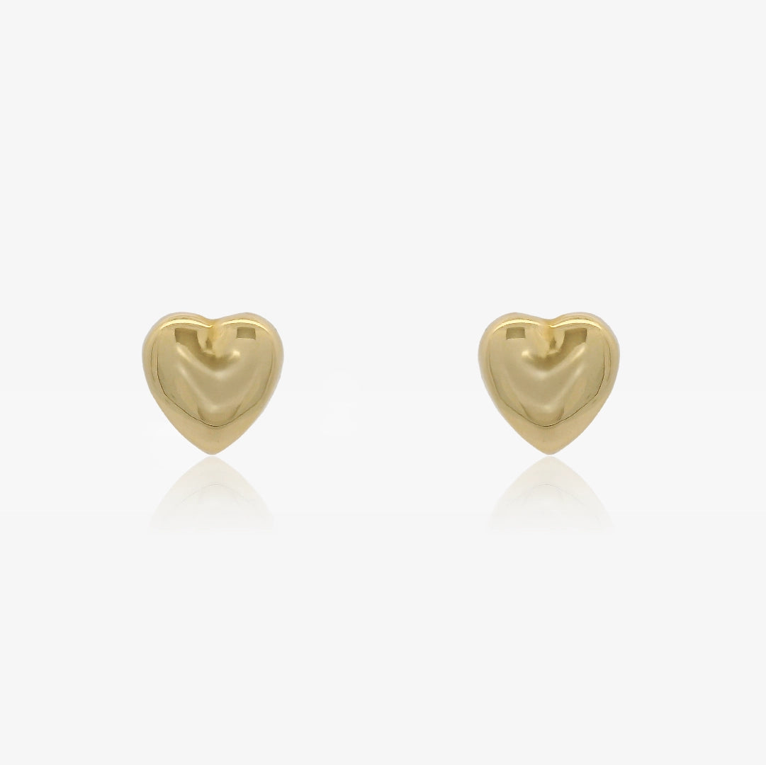 Glitter Heart Earrings
