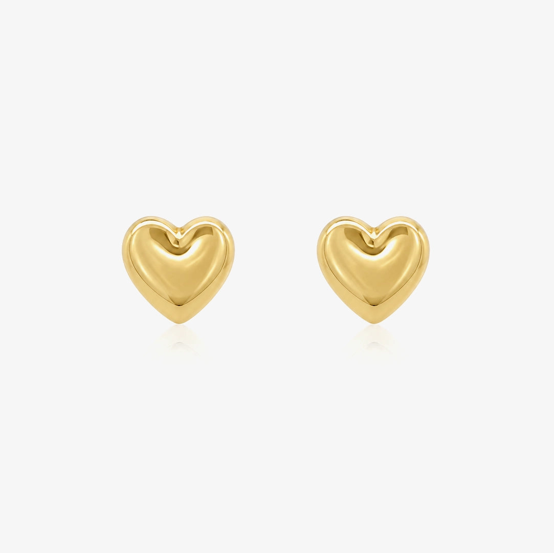 Glitter Heart Earrings