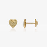 Glitter Heart Earrings