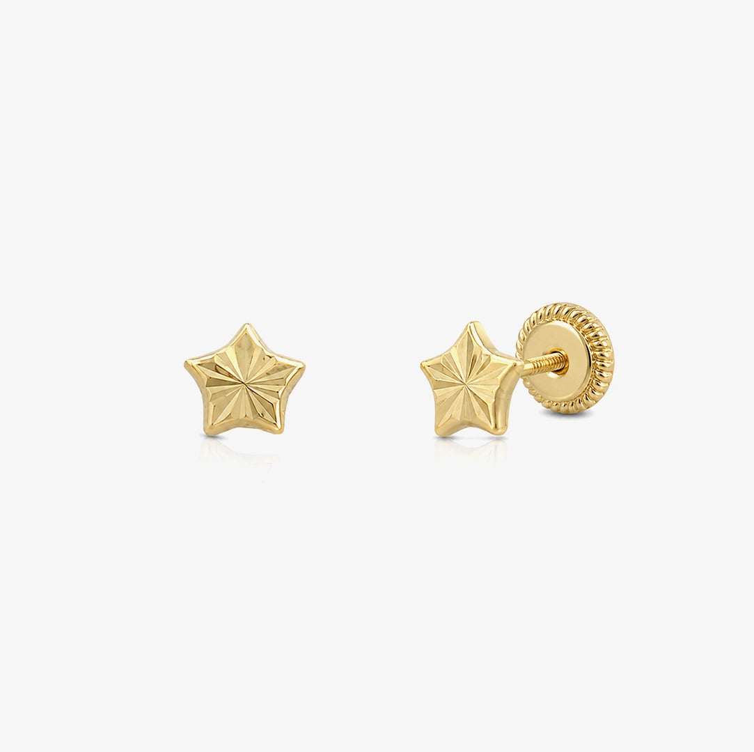 Pendientes Estrellas Tallados