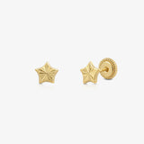 Pendientes Estrellas Tallados
