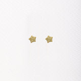 Carved Star Earrings
