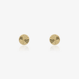 Round Carved Earrings