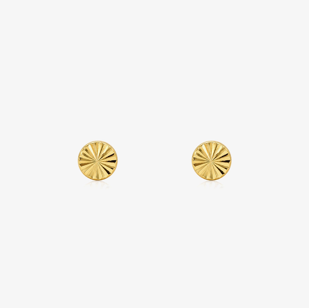 Pendientes Redondo Tallado