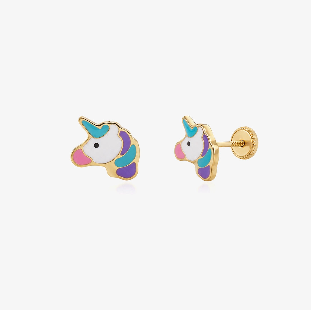 Pendientes unicornio