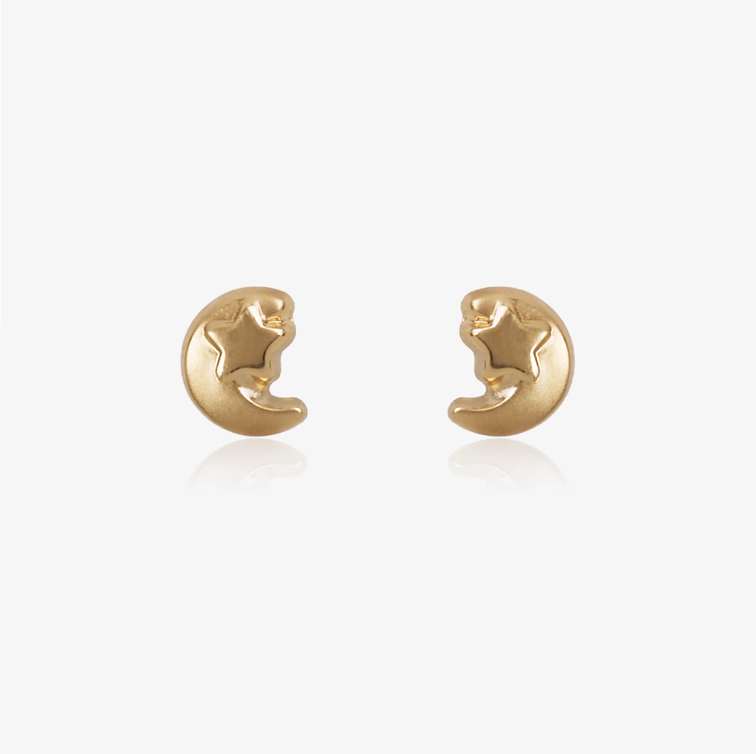 Pendientes luna y estrella