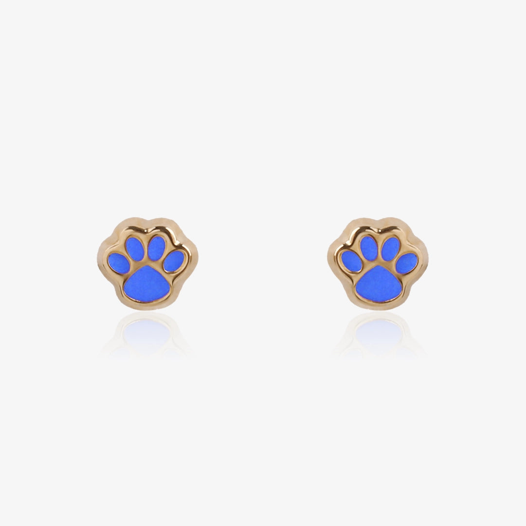 Footprint earrings
