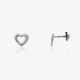 Pendientes Corazon calado