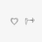 Pendientes Corazon calado