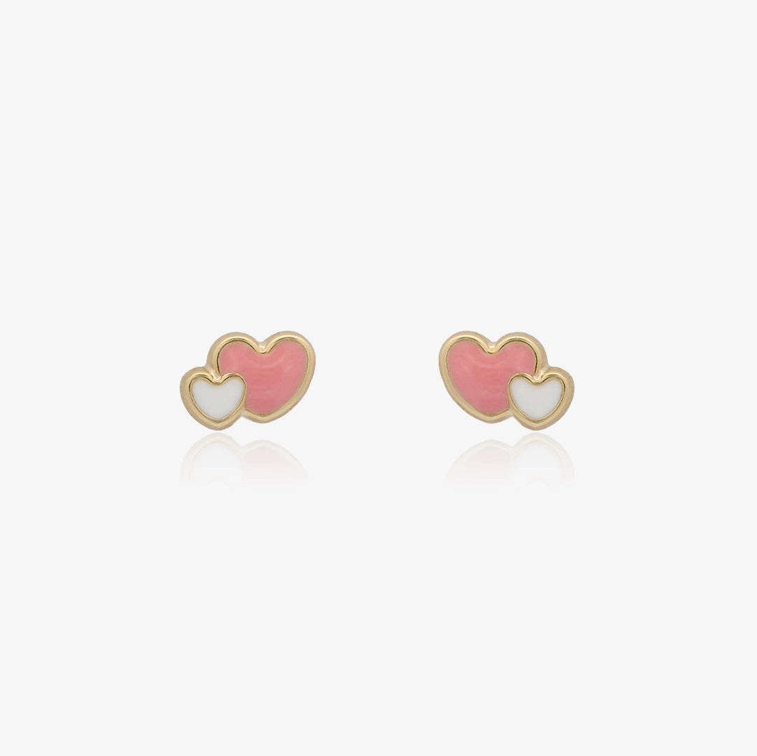 Double Heart Earrings
