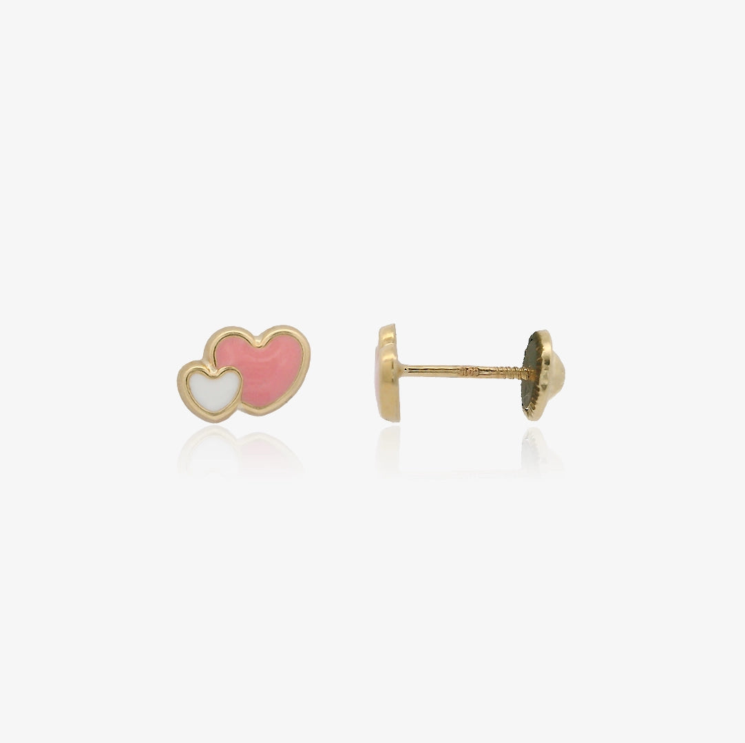 Double Heart Earrings