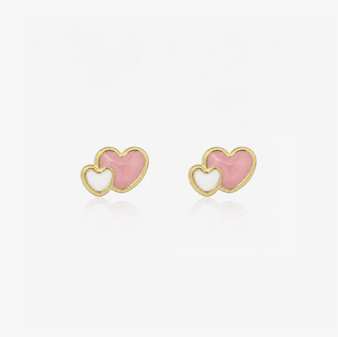 Double Heart Earrings