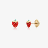 Pendientes Fresas