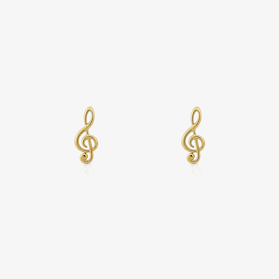 Treble Clef Earrings