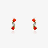 Pendientes Ballestilla Piedras
