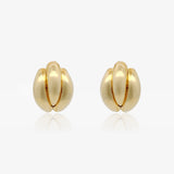 Pendientes Triple Banda Hojilla