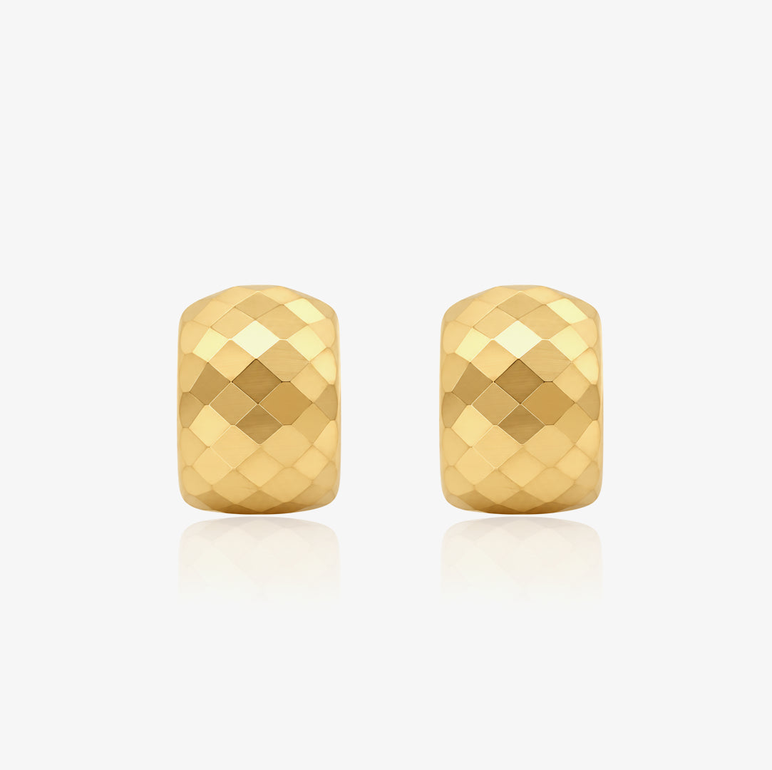 Pendientes Facetados