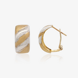 Pendientes Omega Bicolor