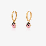 Ladybug Hoops