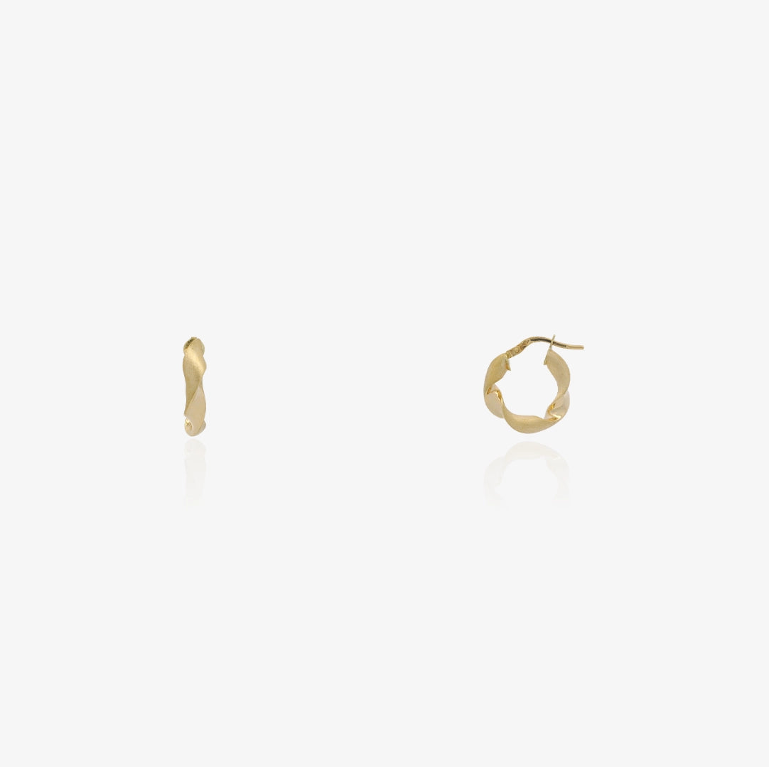 Twisted Hoop 4mm