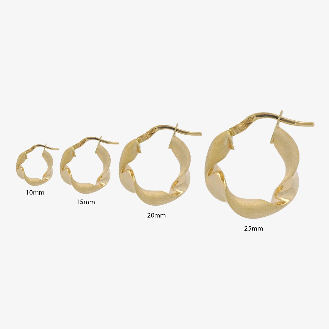 Twisted Hoop 4mm