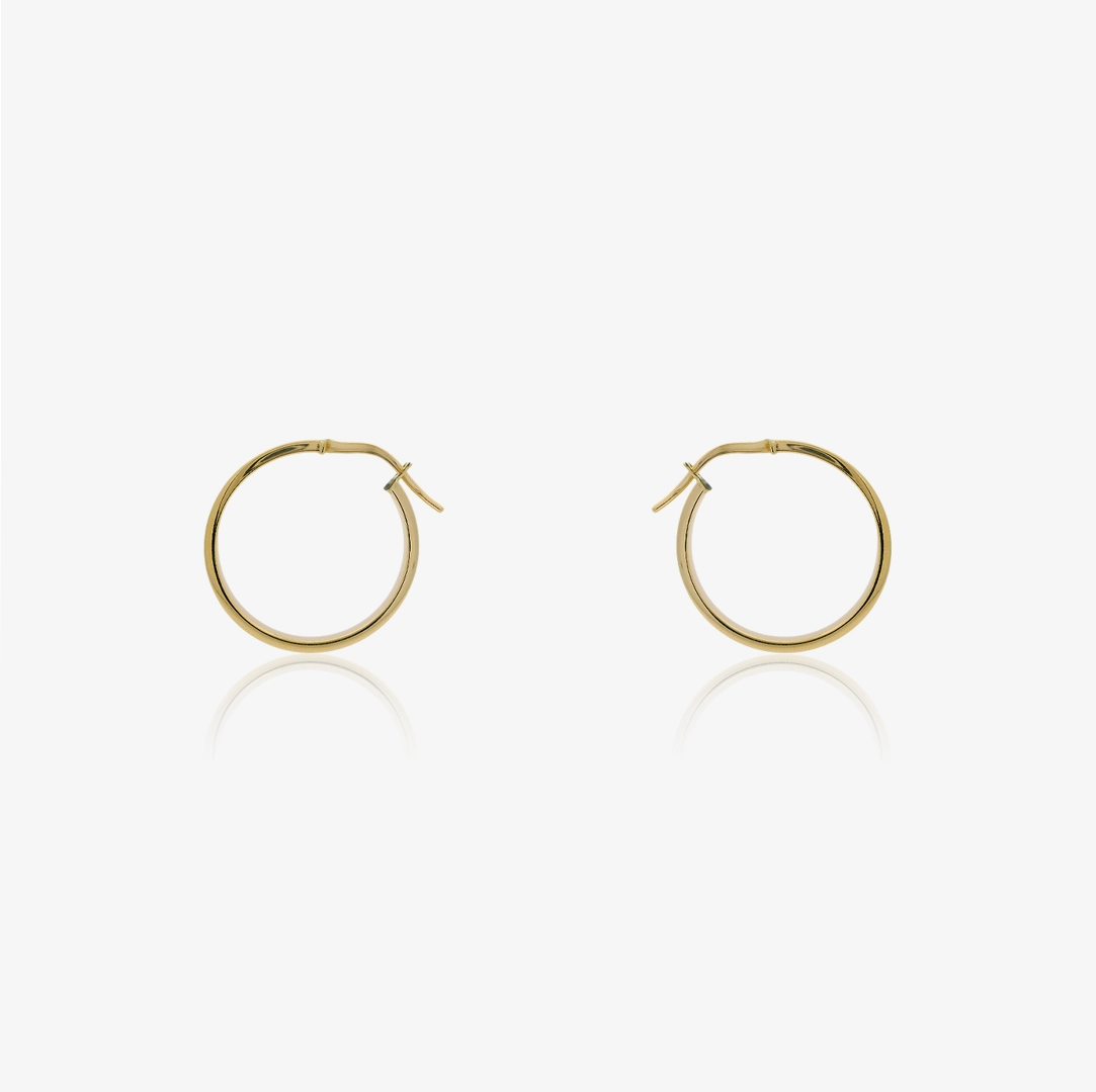 Plain Hoop Earrings 3mm