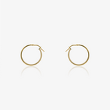 Plain Hoop Earrings 3mm
