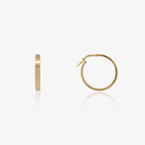Plain Hoop Earrings 3mm