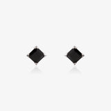 Black Stone Earrings