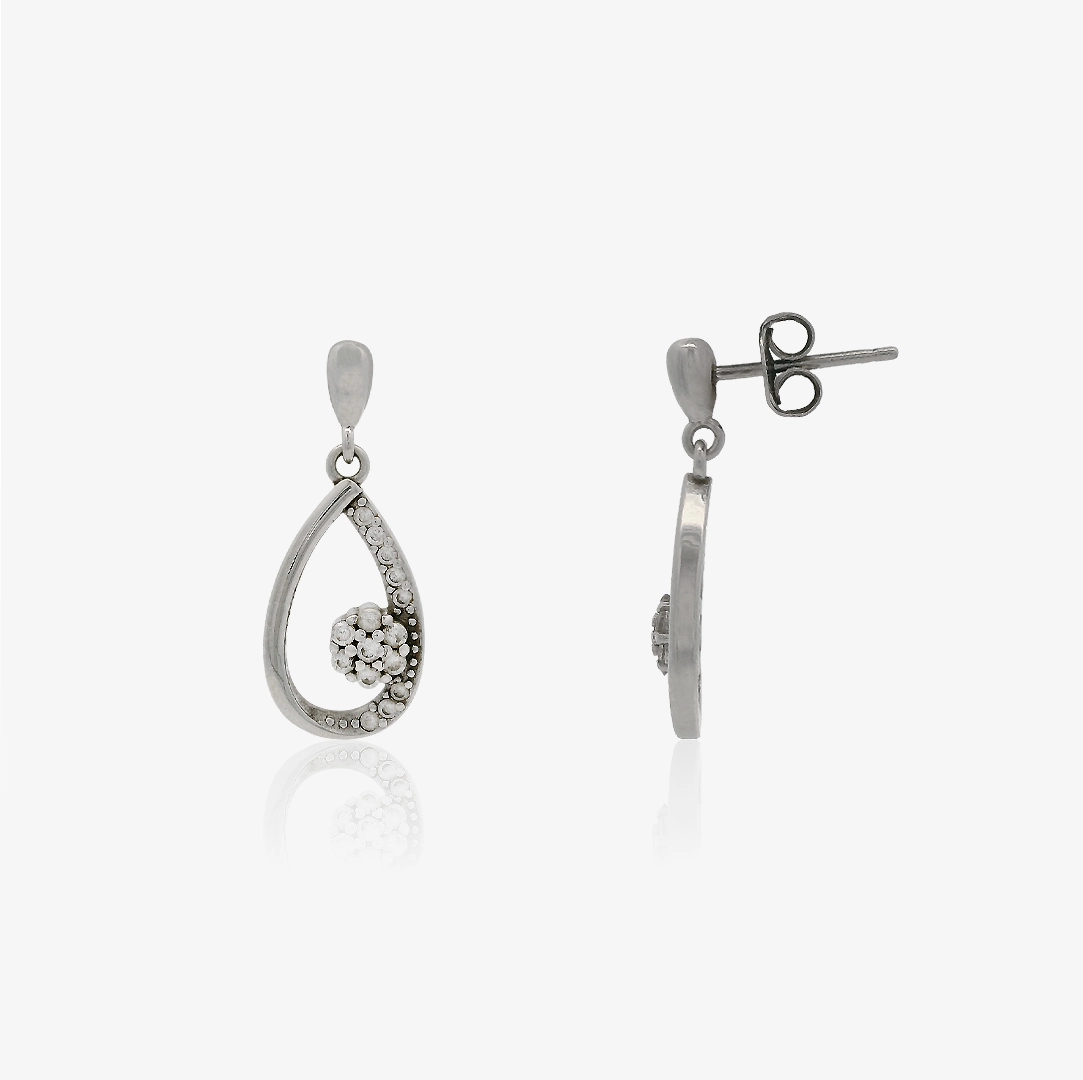 Pendientes Oval Roseta
