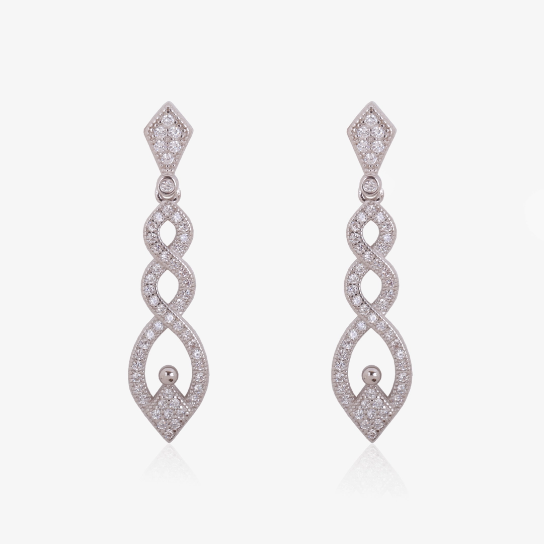 Pendientes Rombo Infinito
