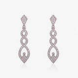 Infinity Rhombus Earrings